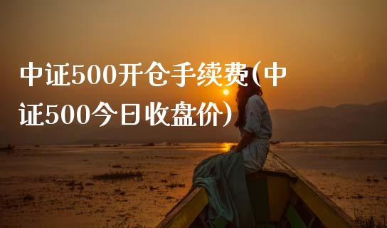 中证500开仓手续费(中证500今日收盘价)