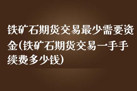 铁矿石期货交易最少需要资金(铁矿石期货交易一手手续费多少钱)