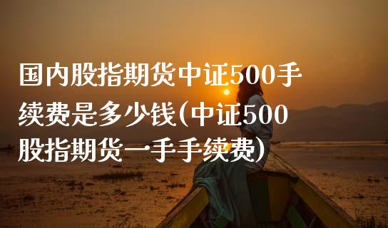 国内股指期货中证500手续费是多少钱(中证500股指期货一手手续费)