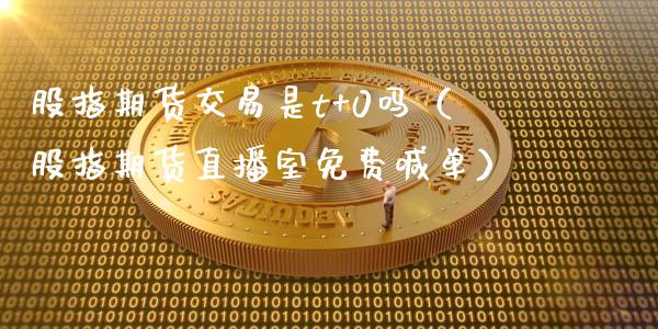 股指期货交易是t+0吗（股指期货直播室免费喊单）