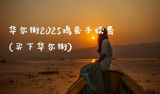 华尔街2025鸡蛋手续费(买下华尔街)