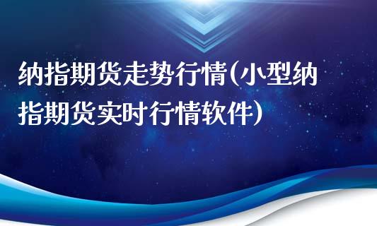 纳指期货走势行情(小型纳指期货实时行情软件)