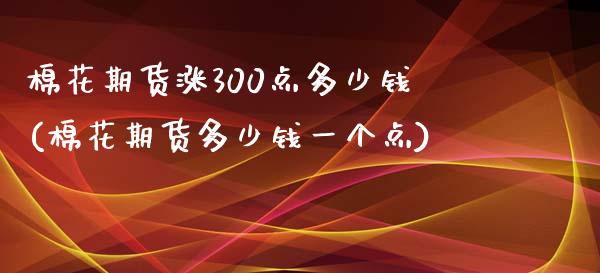 棉花期货涨300点多少钱(棉花期货多少钱一个点)