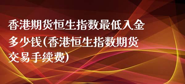 香港期货恒生指数最低入金多少钱(香港恒生指数期货交易手续费)