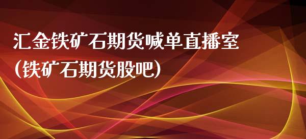 汇金铁矿石期货喊单直播室(铁矿石期货股吧)