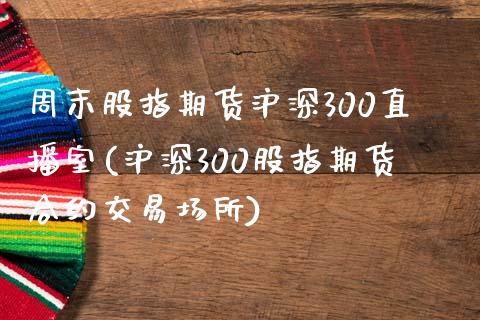 周末股指期货沪深300直播室(沪深300股指期货合约交易场所)