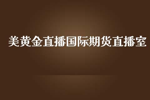 美黄金直播国际期货直播室